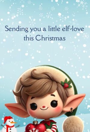 Xmas-Cards Sending You a Little Elf-Love This Christmas